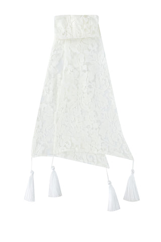 The Virginia Kaftan, in Meraki’s White Cloud Silk Organza