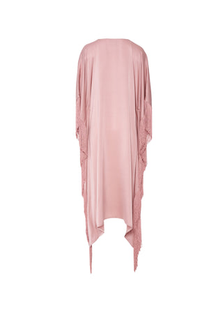 The Virginia Kaftan, in Flamenco Blush Rose Silk