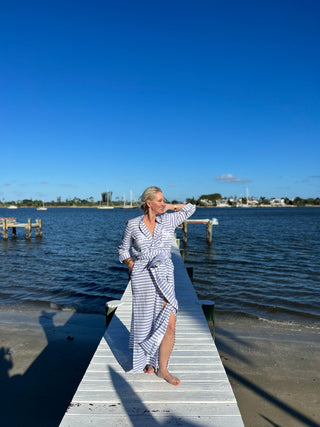 Danielle Rollins X Meraki “The Dorothy Hostess Dress": Artisanal Maxi Dress for Women